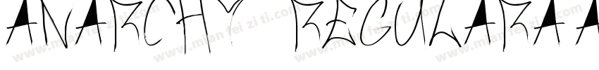 Anarchy Regular字体转换